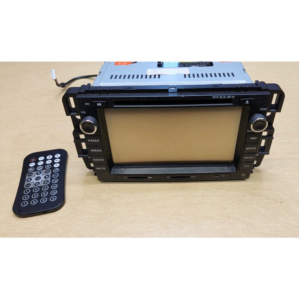 ROSEN CD Navigation GPS SD AM/FM AMP DS/DE-GM0700 & Plugs Wiring Remote DAMAGED